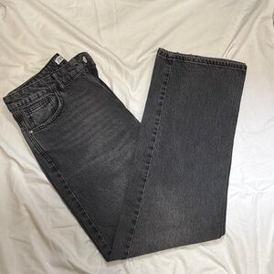 Women’s Zara Black Denim Straight Leg Jeans